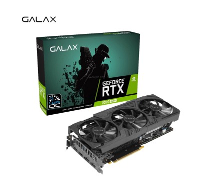 VGA (การ์ดแสดงผล) GALAX GEFORCE® RTX2070 SUPER EX GAMER BLACK EDITION (1 CLICK OC) 8GB GDDR6 256 BIT  3Y